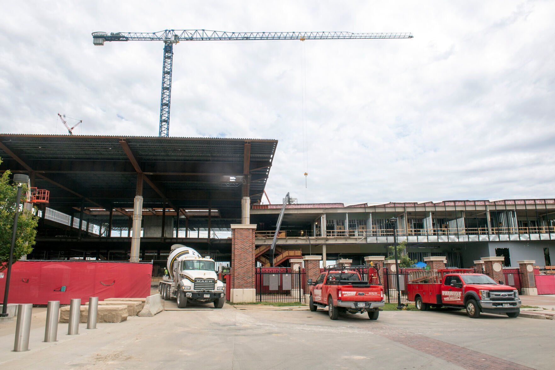 NE corner of Memorial Stadium, 9.1